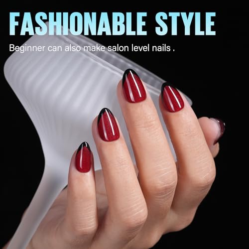 Extra Short Almond Nail Tips 192Pcs - Full-Coverage Fake Nails for DIY Manicure
