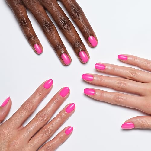 Nail Polish - Neon Pink, Quick Dry, Long Lasting - 0.31 Fl Oz - Hot Pink-tensity