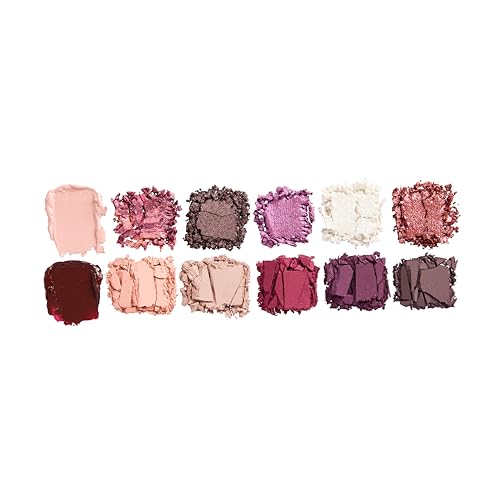 Berry Eyeshadow Palette with 12 Shades - Vegan Cruelty-Free Makeup