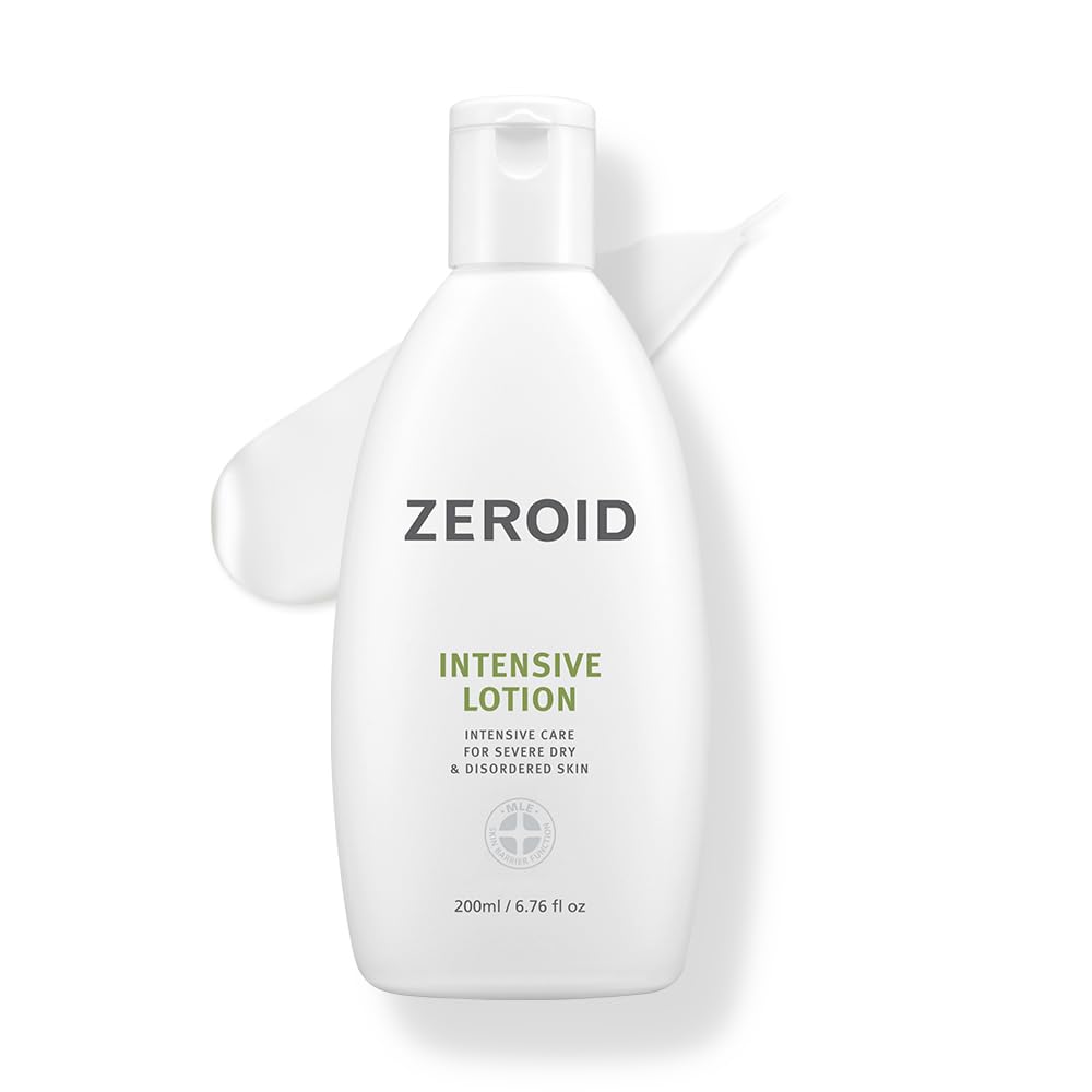 ZEROID | Intensive Lotion | Deep Hydrating Body Moisturizer for Dry Skin | 6.76 fl oz (200ml)