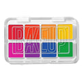 Primaries Eyeshadow Palette - 8 Bright Matte Colors, Mini, Vegan, Bold & Colorful