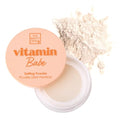 Translucent Vitamin Babe Setting Powder - Talc-Free Loose Face Powder - Flawless Finish