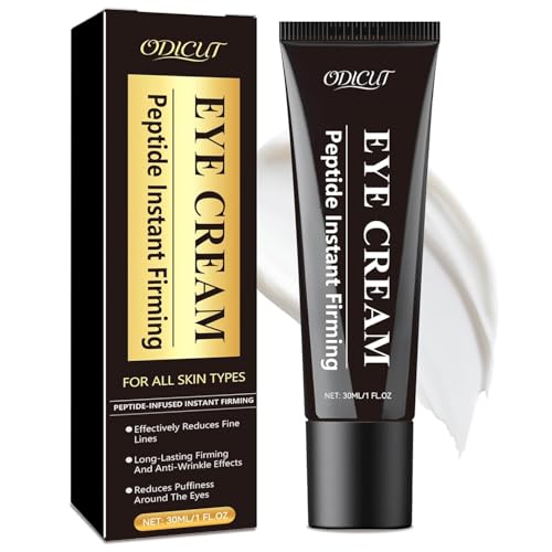 Temporary Instant Eye Tightener Cream – 30 ML Under Eye Cream for Men & Women, Helps Improve the Appearance of Dark Circles, Puffiness & Fine Lines, Anti-Aging & Firming, Mild Hydrating Formula,1PACK