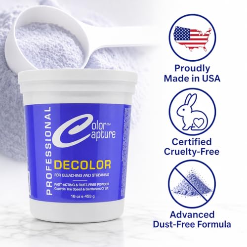 High-Lift Hair Bleach Powder for Salon & At-Home Use - Damage Control 16 oz