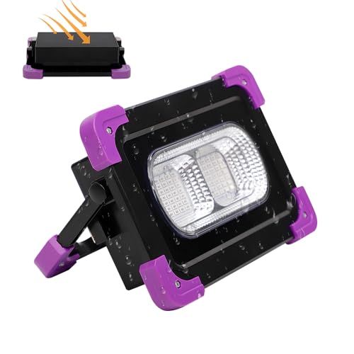 Solar Rechargeable LED Black Light - 395nm Neon Glow for Parties & Body Paint - Variation 1