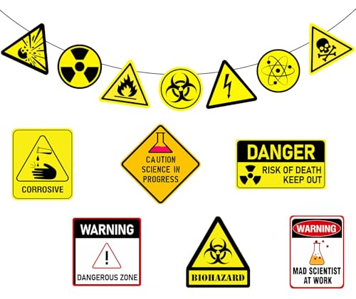 Science Party Banner for Lab & Classroom Decor - Mad Scientist Theme