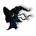 Magnet for Car Refrigerator Locker 5-Inch Celestial Witch Design Waterproof Magnetic Decor
