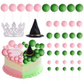 Halloween Witch Cake Toppers Set - 42pcs Cupcake & Cake Decorations