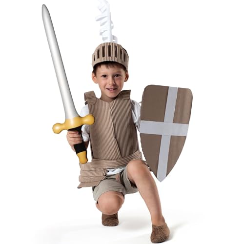 24PCS Inflatable Pirate Swords Set for Party, Cosplay & Halloween - Black & Gold, Variation 24