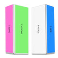 4-Way Nail Buffer Block Set for Natural & Acrylic Nails - 2 Pcs, Multi-Grit Buffers for Shine & Smoothing