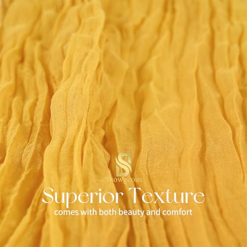 Gold Cheesecloth Table Runner 17x108 Inches Pack of 10 - Showgeous