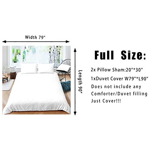 Halloween Spider Web Bedding Set Full Size Duvet Cover & Pillowcases - Kids Teens Adults