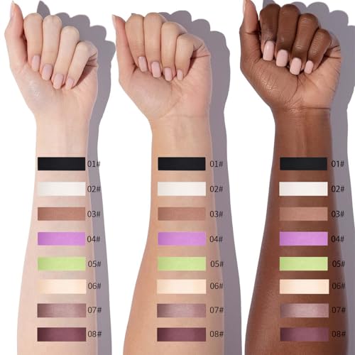 Erinde Eggplant Matte Single Eyeshadow - Deep Dark Mauve Purple for Mature Eyes