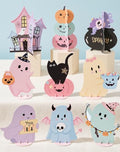 Pastel Halloween Decor 9PCS Ghost Centerpieces for Party Table Decorations
