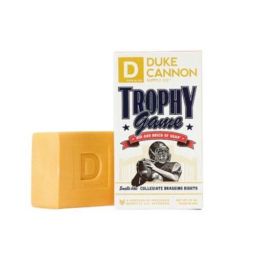 Duke Cannon Supply Co. Big Brick of Soap for Men, Trophy Game Scent, 10 oz (Pack of 1)