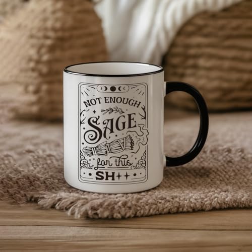 Funny Witchy Coffee Mug 11oz - Spooky Tarot Gifts for Women