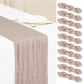 Rosy Brown Cheesecloth Table Runner 10 Pack - 17 x 108 Inches - Showgeous