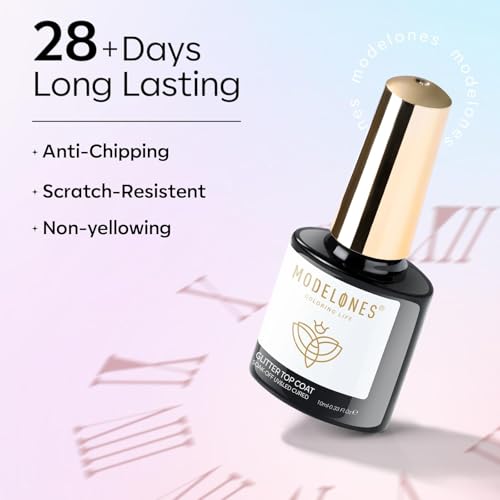 A1 Clear Rainbow Cat Eye Gel Top Coat - 0.33 Fl Oz Reflective 9D Glitter Effect
