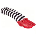 Halloween Witch Legs Prop with Red Shoes - Indoor & Outdoor Decor