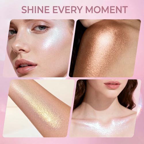 Body Shimmer Spray - Late Autumn Highlighter Powder & Glitter for Face & Body