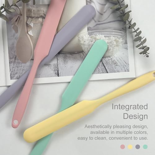 4-Piece Silicone Wax Spatula Set for Hair Removal & Body Use - Reusable & Non-Stick