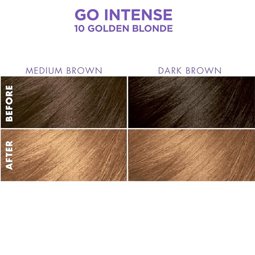 Dark and Lovely Ultra Vibrant Permanent Hair Dye - Go Intense Golden Blonde, 1 Count