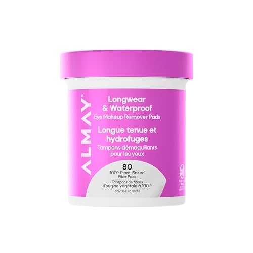 Almay Longwear & Waterproof Eye Makeup Remover Pads - 80 Count