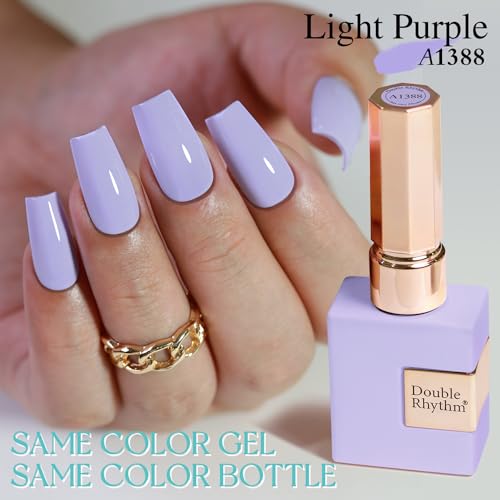 Gel Nail Polish 15ML - Purple Lilac - Same Color, Soak Off, Salon & DIY
