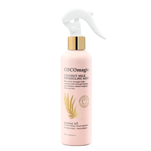 Cocomagic Coconut Milk Detangling Mist - Extra Moisturizing Leave-In Detangler | Boost Shine & Restore Vibrancy | Paraben Free (8 oz)