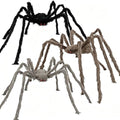 Halloween Giant Black, Brown & Grey Spider 3 Pack - 5Ft Realistic Outdoor Indoor Decor Set