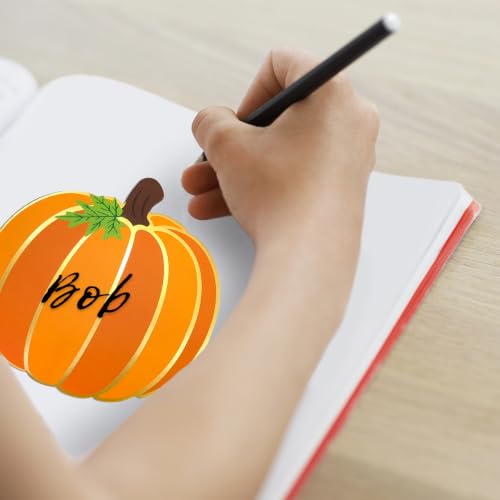 Gold Foil Pumpkin Cutouts for Fall & Thanksgiving Decor - 54 Pieces