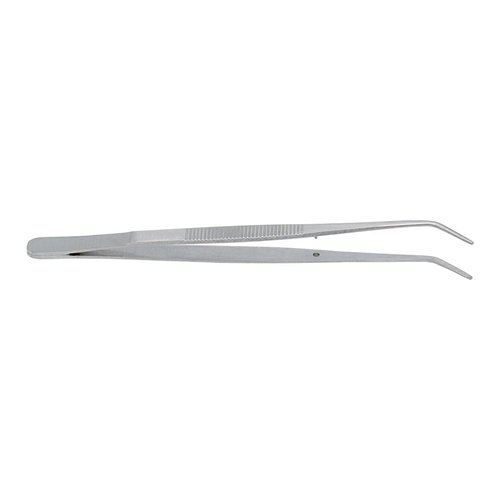 Stainless Steel Tweezers, with Curved Serrated Tip Multipurpose Tweezers Sewing Machine Tweezers Forceps for Craft Repairing (5)