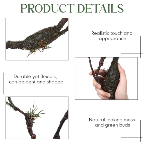 Fake Tree Branches Set - Bendable 98 Inch Artificial Vines for Halloween & Holiday Decor - Variation of THIS listing
