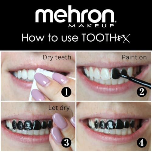 Mehron Makeup Tooth FX Blood Red - Special FX Tooth Paint for Halloween & Cosplay