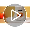Potchen Ghost and Pumpkin Ceramic Soap Dispenser Halloween Decor - Whimsical Pump for Bathroom & Kitchen