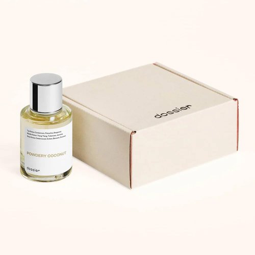 Dossier - Powdery Coconut Perfume | Inspired by T. Ford Soleil Blanc | 1.7 Fl Oz (50ml) | Vegan & Paraben Free