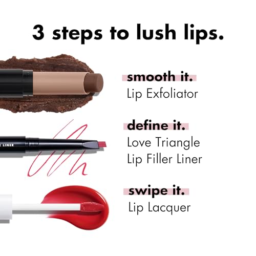 e.l.f. Lip Lacquer Black Cherry - Vegan, Non-Sticky Lip Gloss with Sheer Shine