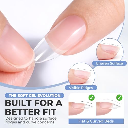 Luckyfairy Gel Nail Glue 15ml - Bubble-Free, Strong Adhesion for Tips & Tips