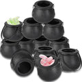 Black Mini Cauldrons with Handle 12pcs Halloween & St. Patrick’s Day Party Favors