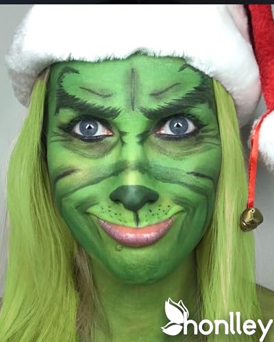 Green Face & Body Paint Tube - Light Green for Halloween Camo & Special Effects