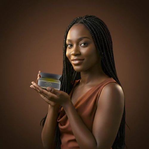 capelli e pelle POMADE, With Rosemary Oil -Medium Hold & Shine - Hair Pomade for Black Men & Women to define Waves, Dreadlocks & Braids - Rosemary Oil with Fragrance -Hair Growth & Scalp Care- 100ml