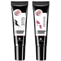 Semi Solid Nail Glue with Remover - Clear 15g for Press On Nails, No UV Needed