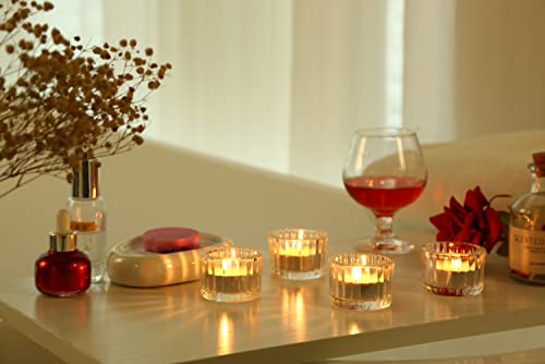 Clear Glass Tealight Candle Holders Set of 48 - Wedding & Party Decor