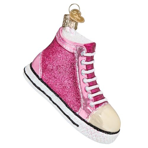 Handcrafted Glass Sneaker Christmas Ornament - Holiday Collectible Gift