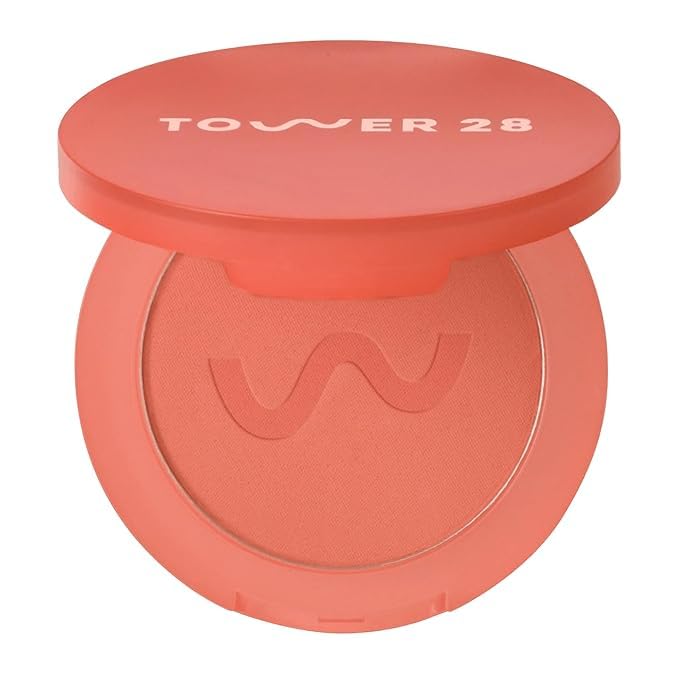 Tower 28 GetSet Matte Powder Blush - 12-Hour Smooth, Blurred Finish - Talc-Free, Sweat-Proof Makeup | Culver Crush (1.13 oz)