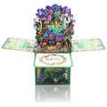 Green 3D Pop Up Halloween Ghost Card Halloween Greeting Card with Envelope & Note