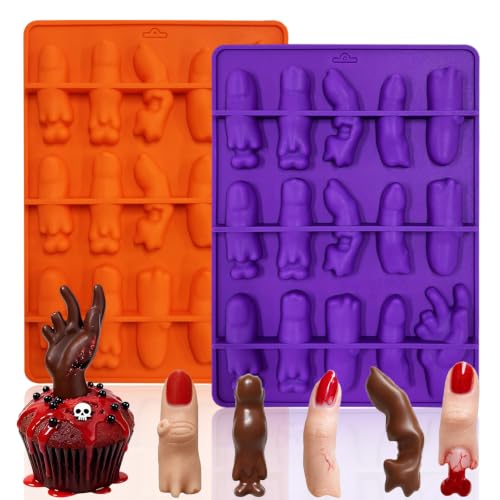 Halloween Silicone Chocolate Molds 15 Cavity Finger Shape - 2026 Variation