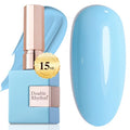 15ML Gel Nail Polish - Same Color Soak Off UV LED Manicure Art DIY Light Blue