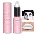 White Matte Lipstick & Face Body Paint Stick - Clown, Halloween, SFX - Variation 02 White