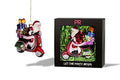 Moped Santa Ornament - Large Holiday Xmas Decoration - Santa Collection